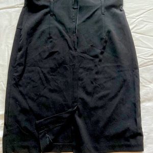Black pencil skirt